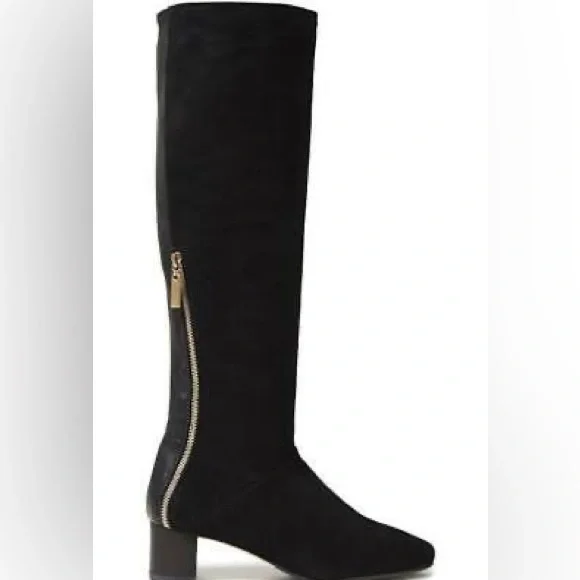 NWB Stuart Weitzman Shrimpton Knee High Boots Suede Leather Sz 7